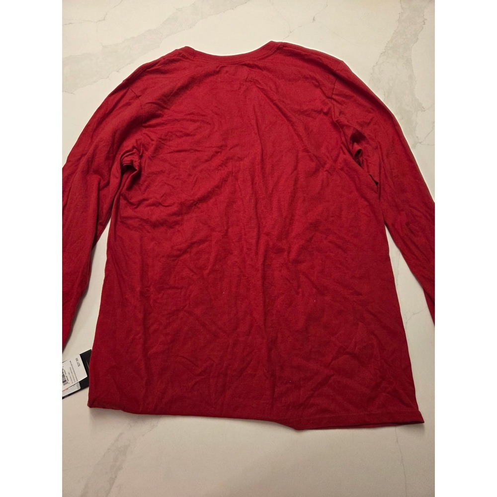 Captivating Alabama Crimson Tide Mens Long Sleeve T-Shirt Crimson Red Medium NWT - Picture 4 of 8
